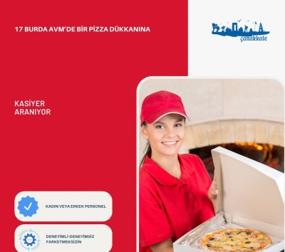 Pizzacıya kasiyer aranıyor..