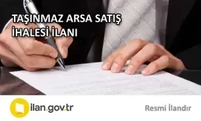 EZİNE BELEDİYE BAŞKANLIĞI'NDAN TAŞINMAZ ARSA SATIŞ İHALESİ İLANI 