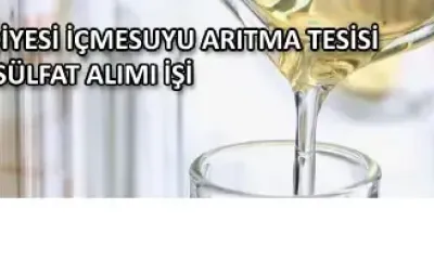 ÇANAKKALE BELEDİYESİ İÇMESUYU ARITMA TESİSİ SIVI ALÜMİNYUM SÜLFAT ALIMI İŞİ